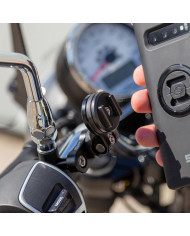 Support téléphone Moto sur Cocotte (Embrayage ou Frein) en Aluminium SP Connect