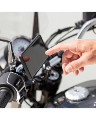 Support téléphone Moto sur Cocotte (Embrayage ou Frein) en Aluminium SP Connect