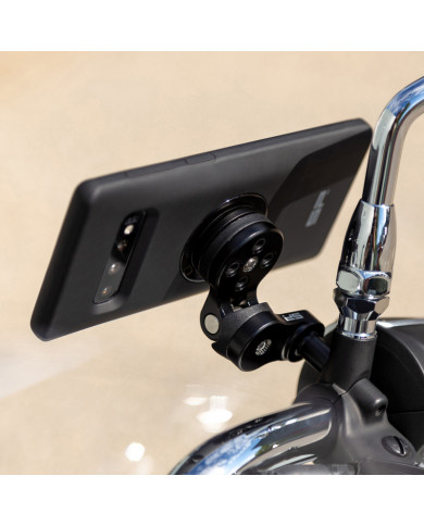 Support téléphone Moto sur Cocotte (Embrayage ou Frein) en Aluminium SP Connect