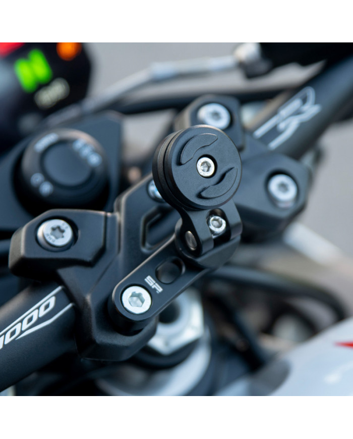 Support téléphone Moto sur Pontet de Guidon en Aluminium SP Connect