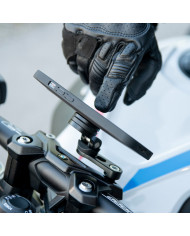 Support téléphone Moto sur Pontet de Guidon en Aluminium SP Connect