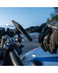 Support téléphone Moto sur Pontet de Guidon en Aluminium SP Connect