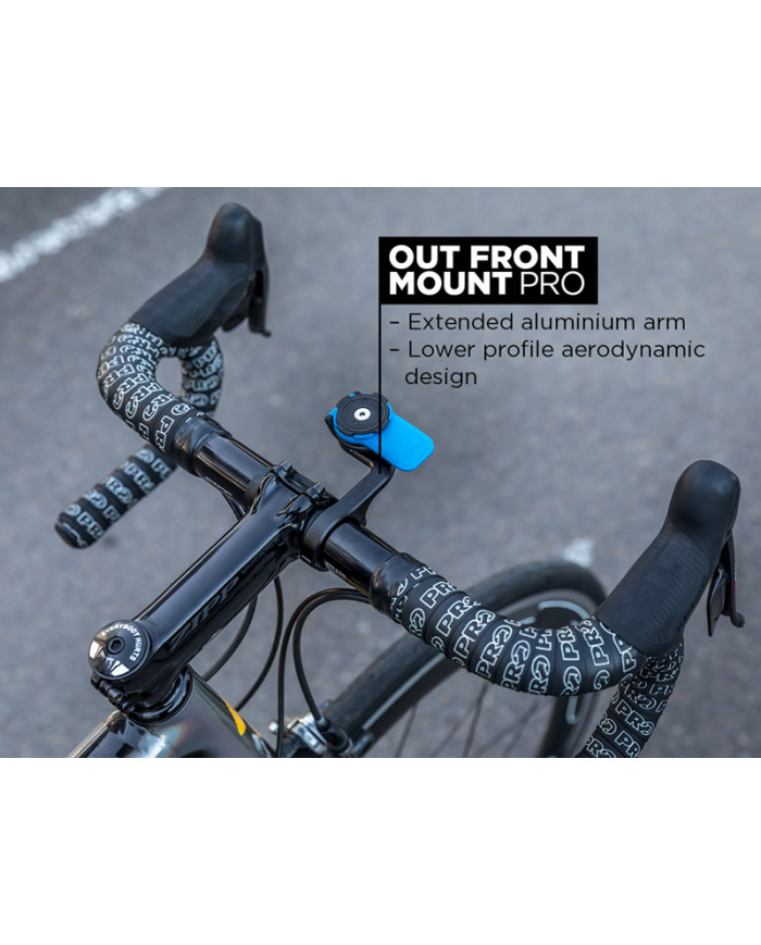 Support téléphone vélo déporté aluminium Quad Lock