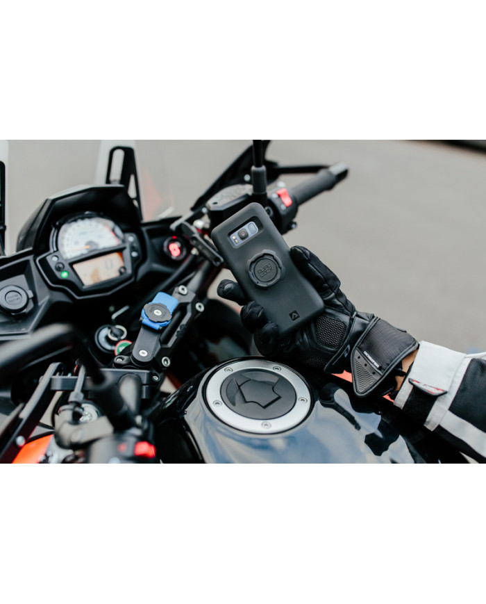 Support téléphone Quad Lock Pro fixation guidon moto - Pièces Bagagerie sur  La Bécanerie