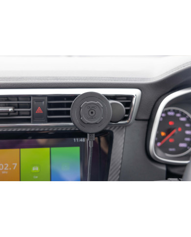 Support Téléphone Pour Voiture sur Grille d'Aération Quadlock