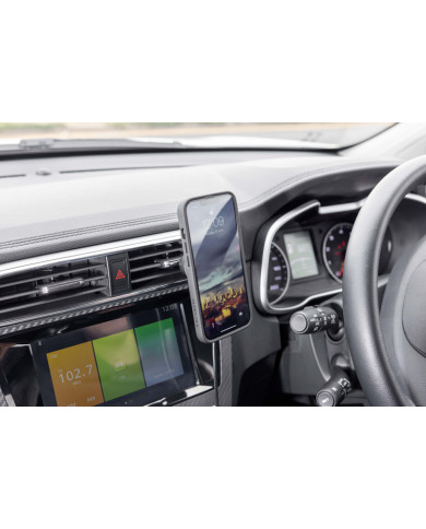 Support Téléphone Pour Voiture sur Grille d'Aération Quadlock