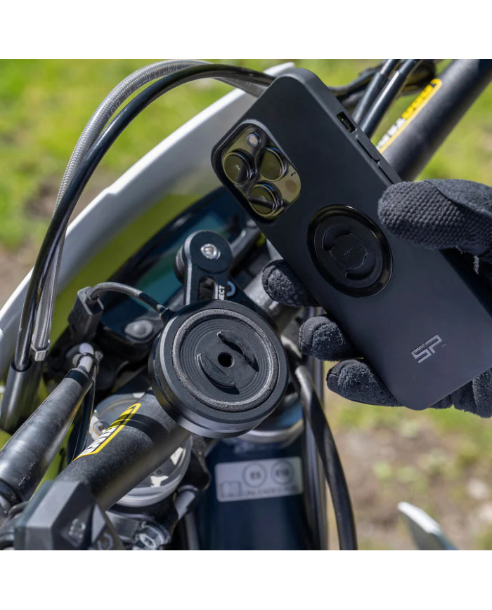 Support ventouse voiture chargeur inclus SPC+ SP Connect moto :  , support de moto
