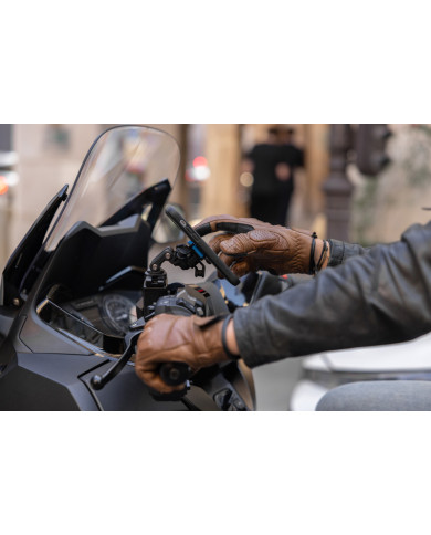 Support téléphone Moto sur Bocal de Liquide de Frein Quad Lock