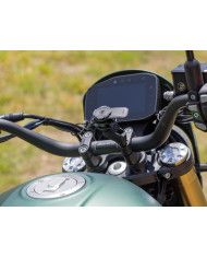 Support téléphone Moto sur Tige Filetée en Aluminium Quad Lock