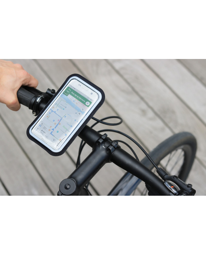 Support arrière de téléphone à adhésif solide pour vélo, montage