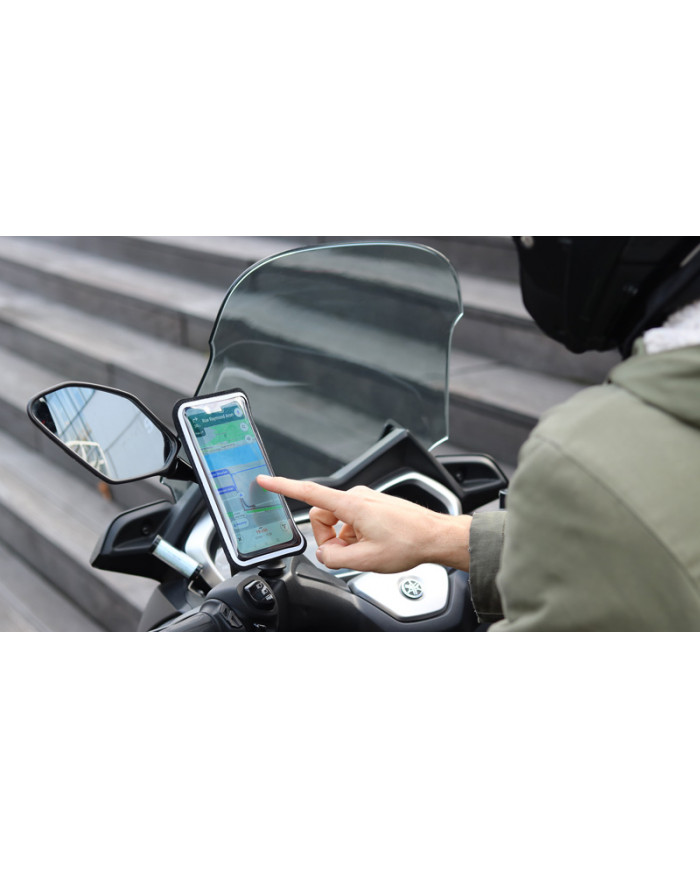 Support smartphone sur vis du rétroviseur CHAFT - , Support  téléphone et GPS