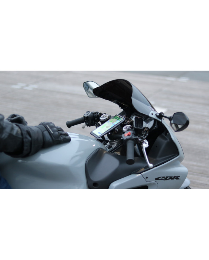 Shapeheart - Support de téléphone magnétique pour demi guidon de moto  sportive