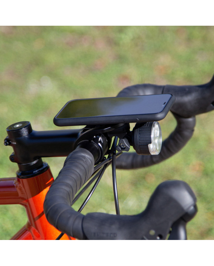 Support de téléphone pour vélo de montagne, support de téléphone avec  adaptateur universel, clip de téléphone portable en aluminium, fixation et  retrait rapides, support de potence de guidon de VTT : 