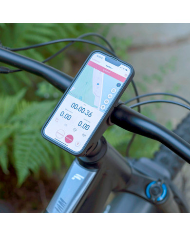 Support téléphone Vélo Sur Colonne de Direction Inclinable en Aluminium SP Connect
